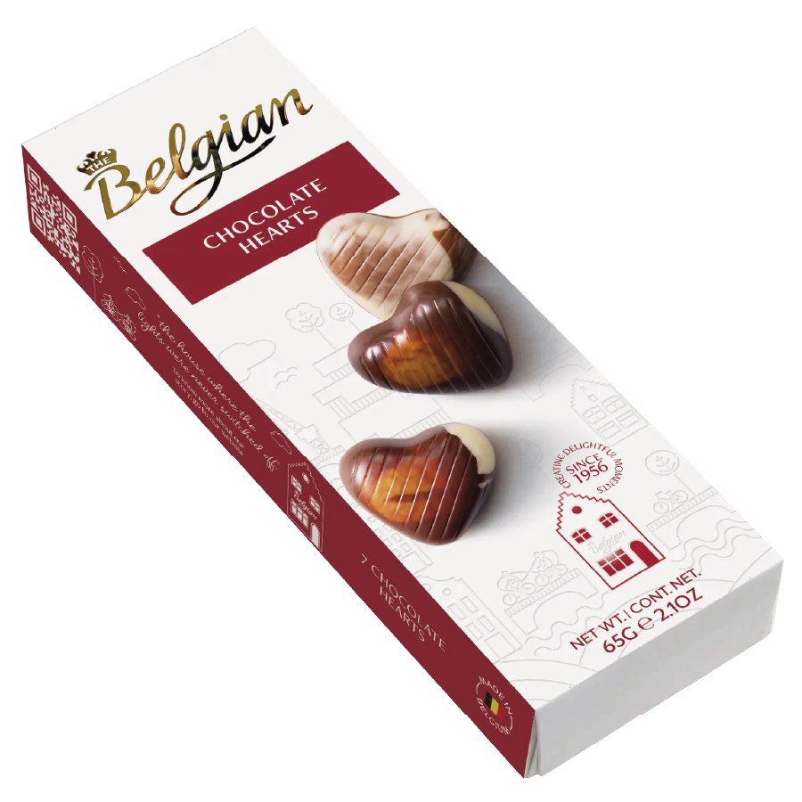 The Belgian Original Hearts 65gr